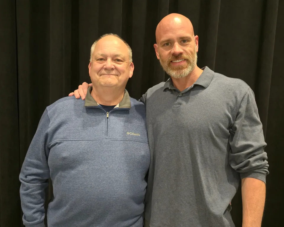 Dr. Daniel Kaler and Dr. Aaron Williams standing together